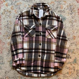 NWT Plaid Shacket